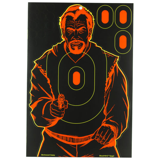 Birchwood Casey Shoot-N-C 12x18 Bad Guy Target 5 Pack BC-34645 - California Shooting Supplies