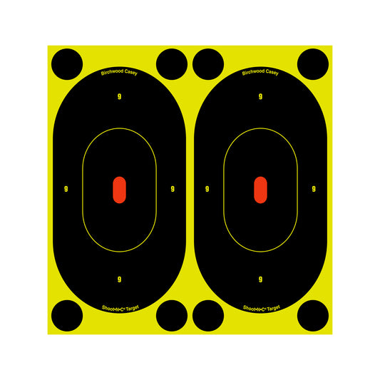 Birchwood Casey Shoot-N-C Target Oval Silhouette 7" 12 Targets BC-34710 - California Shooting Supplies