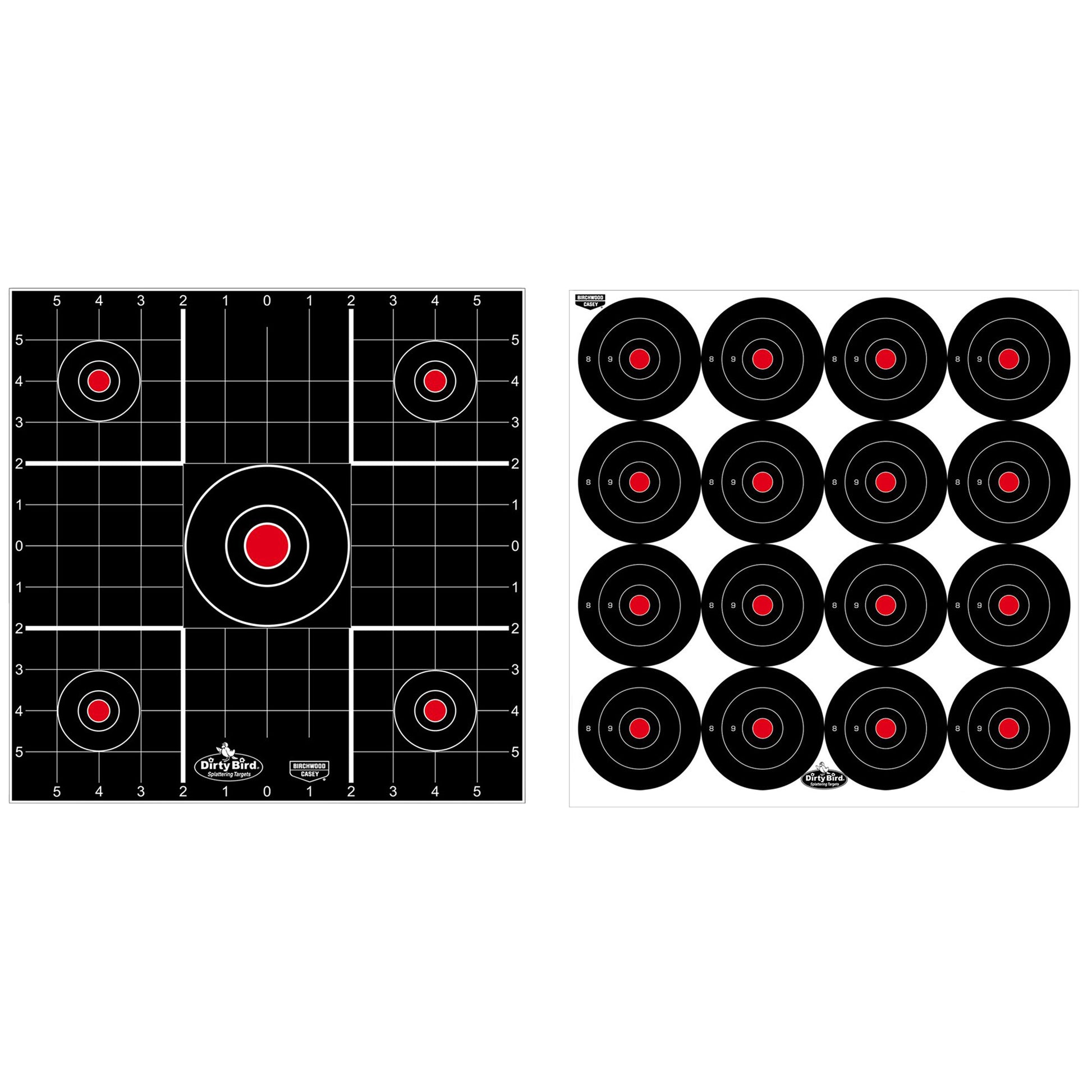 Birchwood Casey Dirty Bird Combo Pack 3" and 12" 12 Targets BC-35325 - California Shooting Supplies