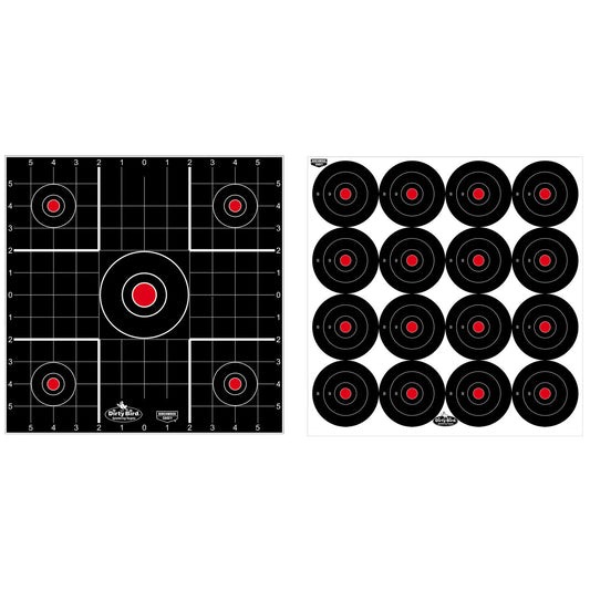 Birchwood Casey Dirty Bird Combo Pack 3" and 12" 12 Targets BC-35325 - California Shooting Supplies