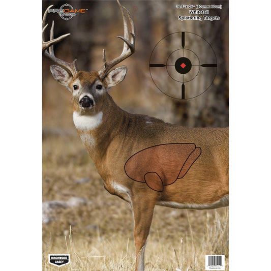 Birchwood Casey Pregame Target W Visible Vitals Deer16x24 3 Targets BC-35401 - California Shooting Supplies