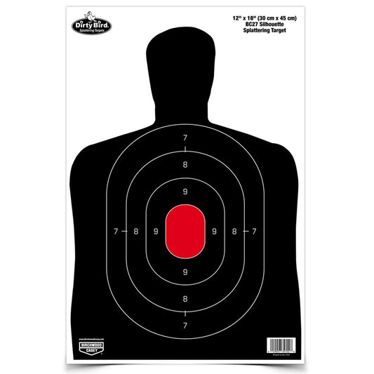 Birchwood Casey Dirty Bird Target BC-27 Silhouette12"x18" 8 Targets BC-35707 - California Shooting Supplies