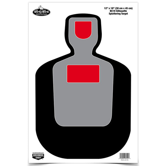 Birchwood Casey Dirty Bird Target BC-19 Silhouette 12x18 8 Pack BC-35717 - California Shooting Supplies