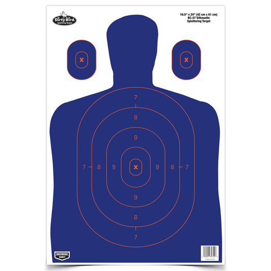 Birchwood Casey Dirty Bird 16x24 BC-27 Blue Silhouette Target 3 Pack BC-35753 - California Shooting Supplies