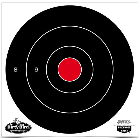 Birchwood Casey Dirty Bird Target Bullseye 8" 25 Targets BC-35825 - California Shooting Supplies