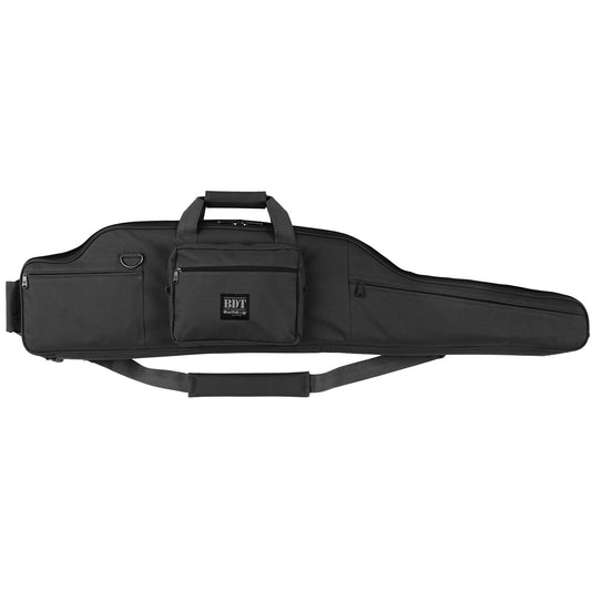 Bulldog Cases Long Range Single Rifle Case Quilted Lining 54" Black BDT80-54B - California Shooting Supplies