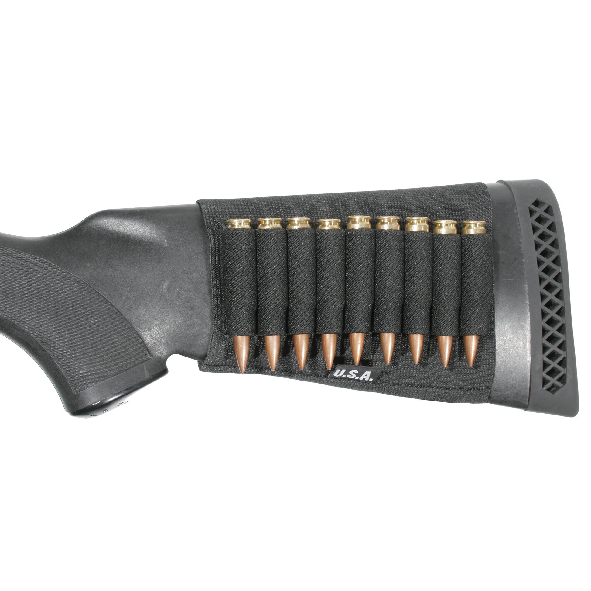 BlackHawk Buttstock Rifle Shell Holder Open Style Black 74SH00BK - California Shooting Supplies