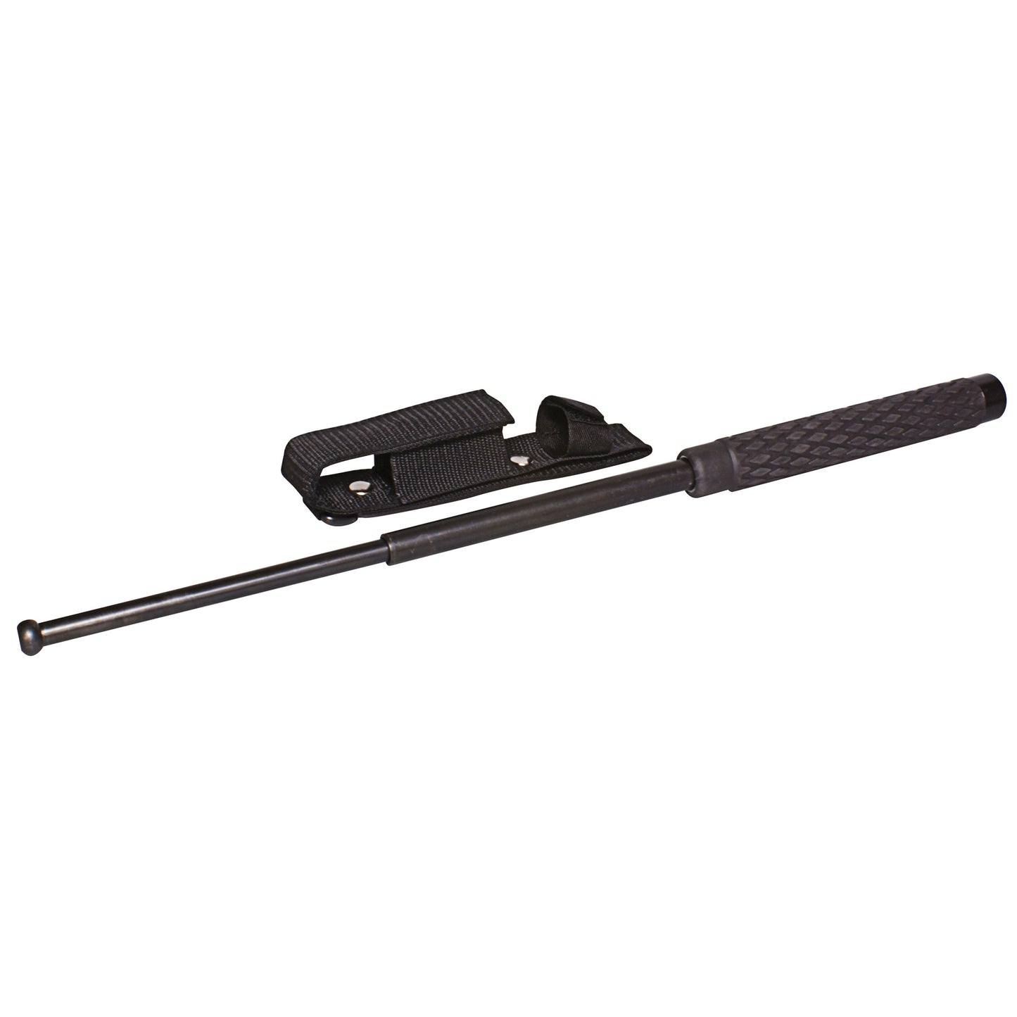 PS Products Expandable Baton 21 Length Rubber Handle Black NS-21R - California Shooting Supplies