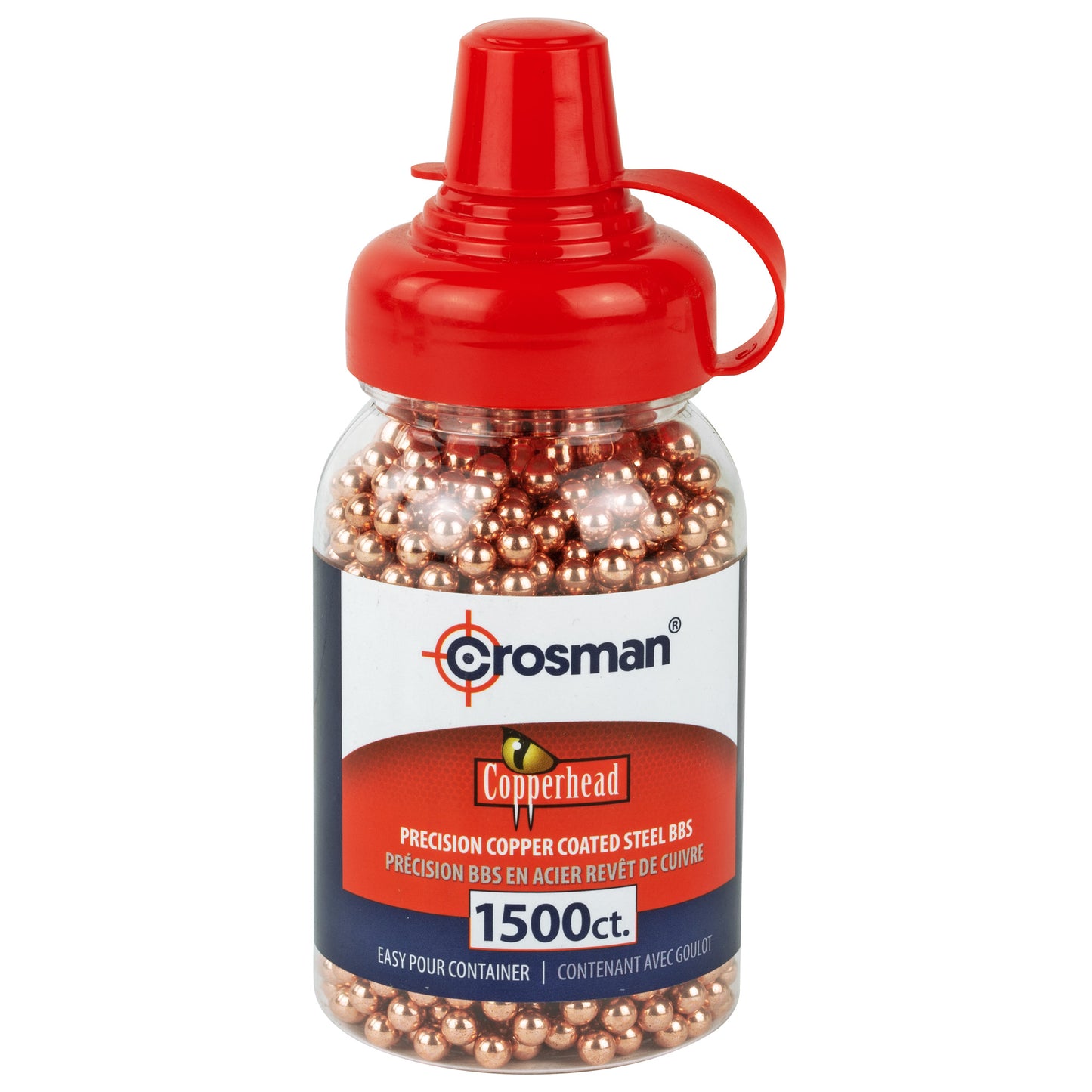 Crosman Copperhead .177 Caliber BB 1500 BB's Per Bottle Plastic Bottle 0737 - California Shooting Supplies