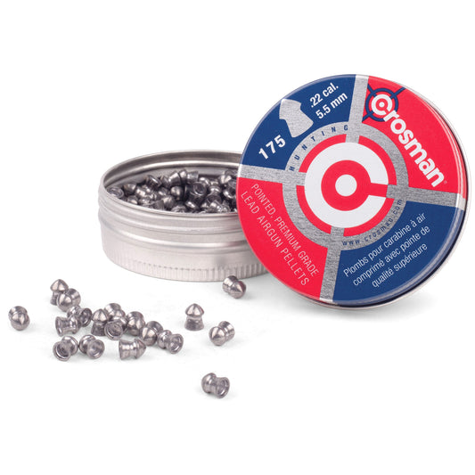 Crosman Pointed .22 Pellet 175 Per Tin P022 - California Shooting Supplies