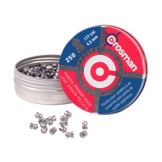 Crosman 61770 Flat Nose Wadcutter .177 Pellets Ideal For Paper Targets 250 Count - California Shooting Supplies
