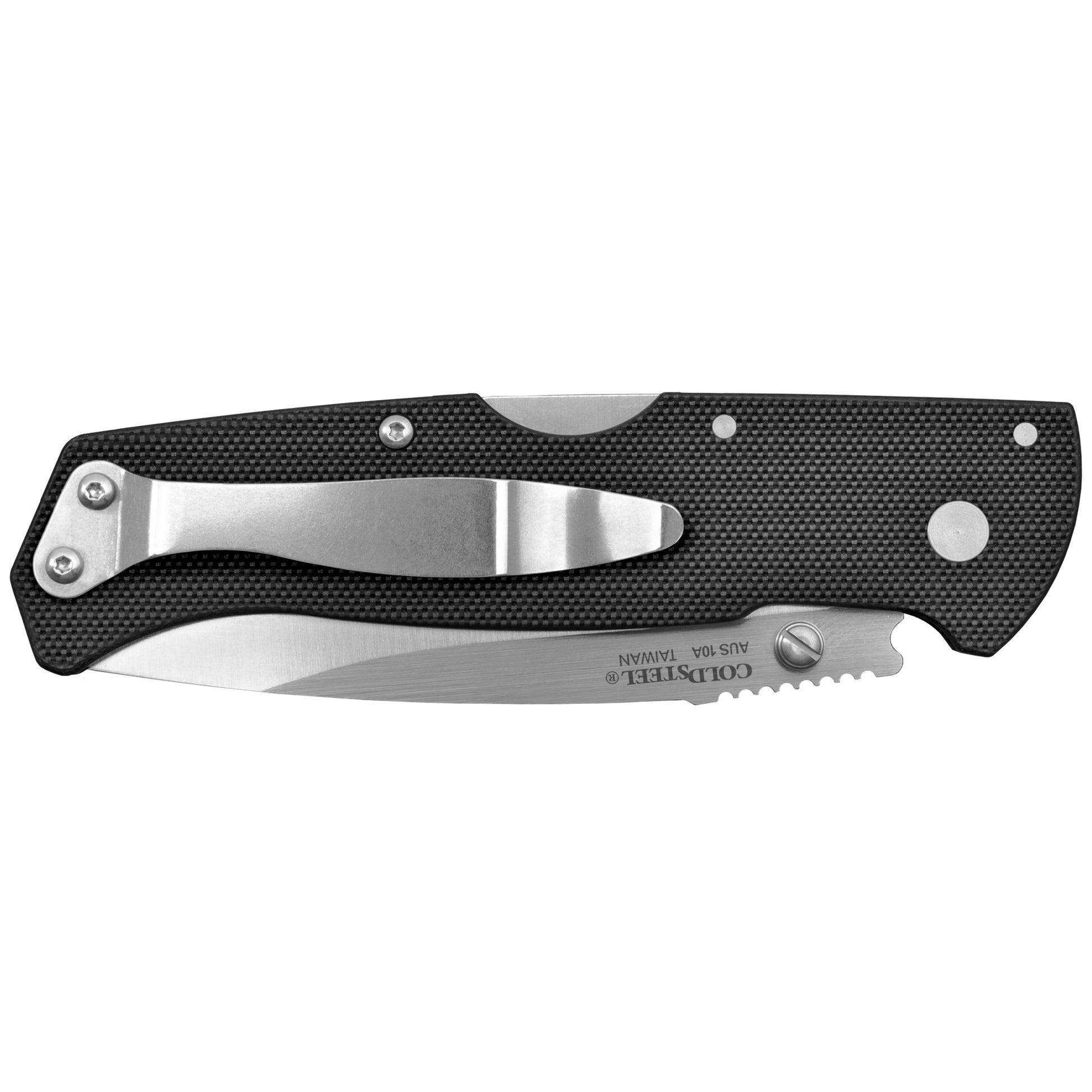 Cold Steel Air Lite Drop Point Folding Knife Steel Plain Edge 3.5" CS-26WD - California Shooting Supplies