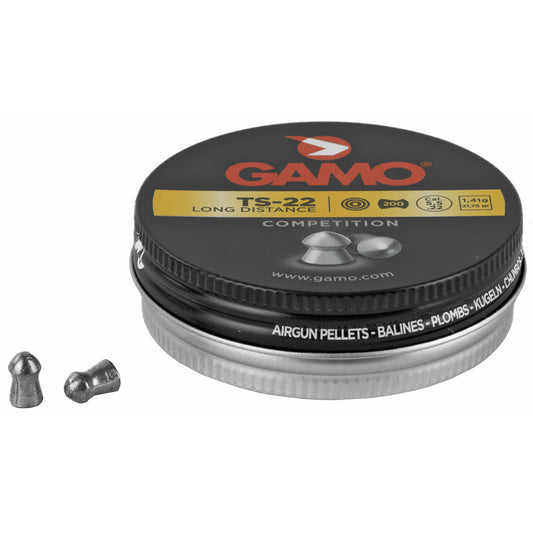 Gamo TS-22 .22 Caliber Pellet Flat Nose Quality & Performance 200 Pack 632176854 - California Shooting Supplies