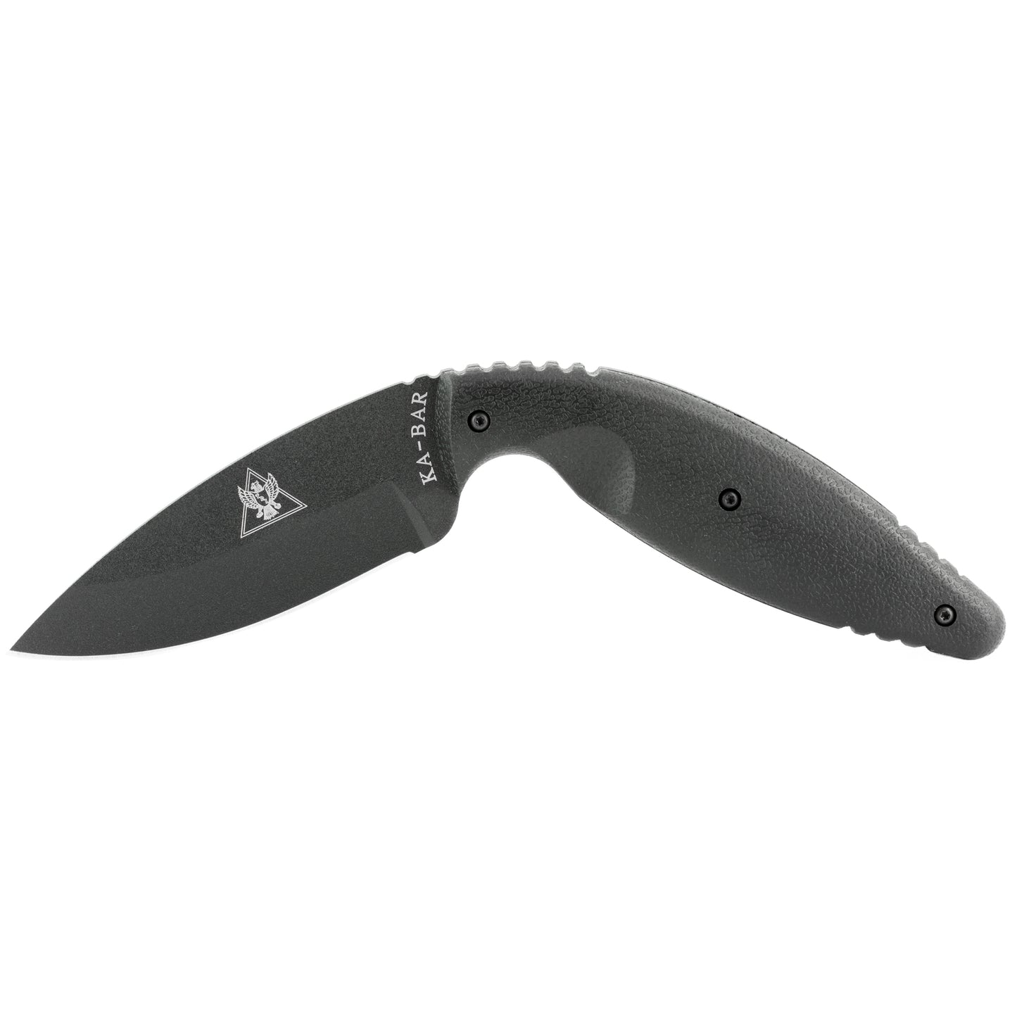 KABAR TDI Law Enforcement Fixed Blade Knife 3.6 DropPoint Black Plain Edge 1482 - California Shooting Supplies