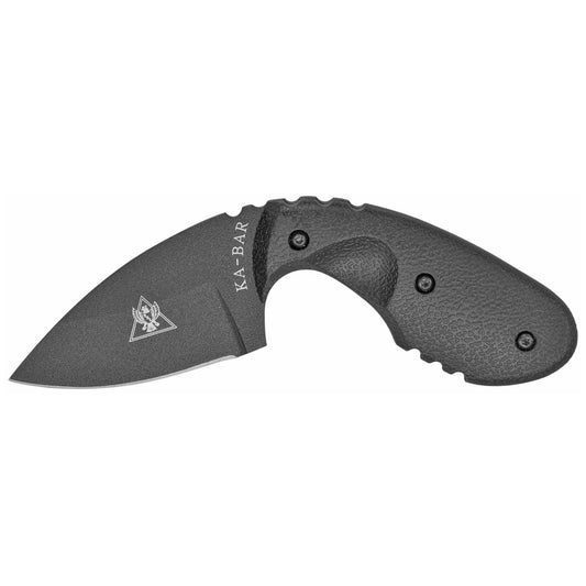 KABAR TDI Investigator 2.7" Fixed Blade Knife Drop Point Plain Edge Black 1493 - California Shooting Supplies