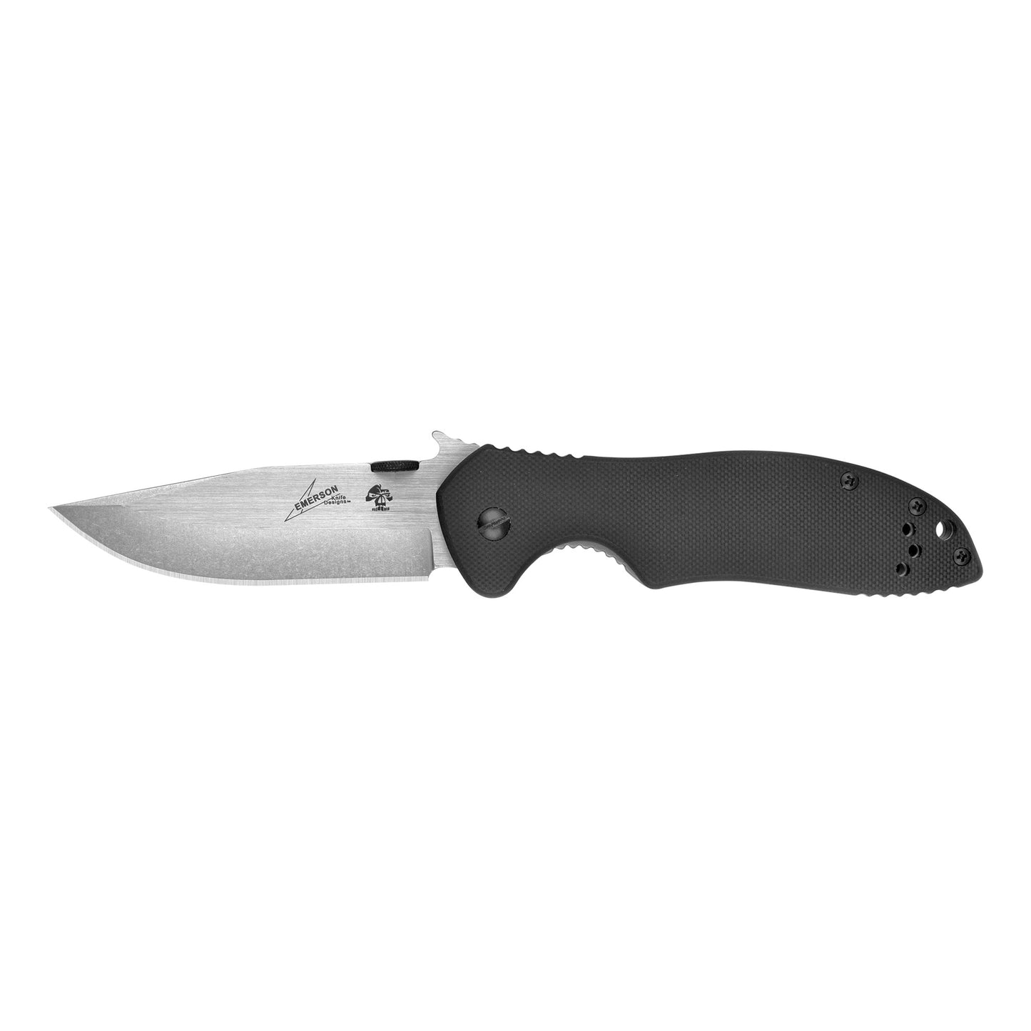 Kershaw Emerson CQC-6K 3.2" Folding Knife Plain Edge Steel Black 6034D2 - California Shooting Supplies