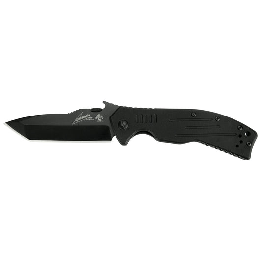 Kershaw Emerson CQC 3.5" Folding Knife Plain Edge Black Oxide Coating 6044TBLK - California Shooting Supplies