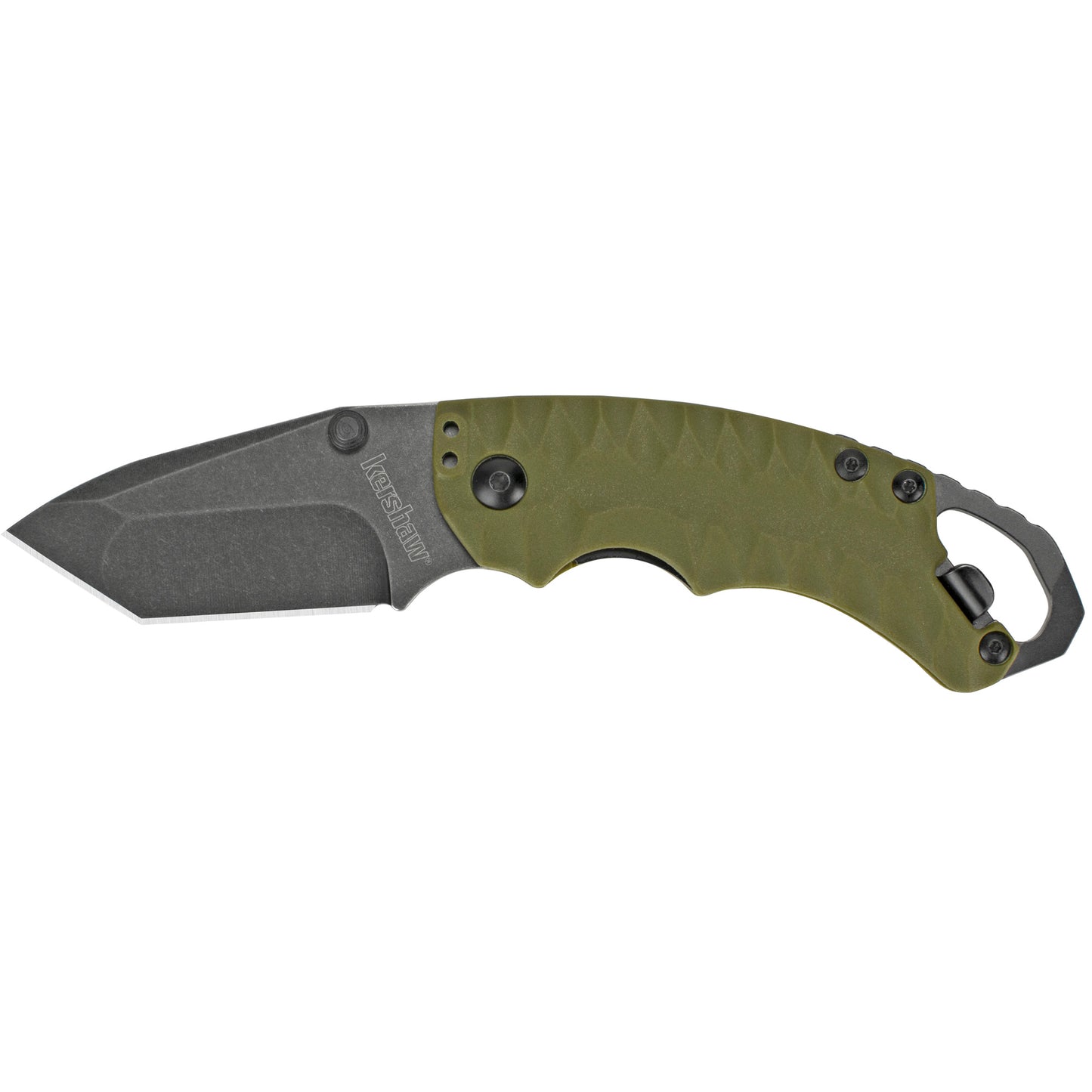 Kershaw Shuffle II 2.6" Folding Knife Black Plain Edge Tanto Point 8750TOLBW - California Shooting Supplies