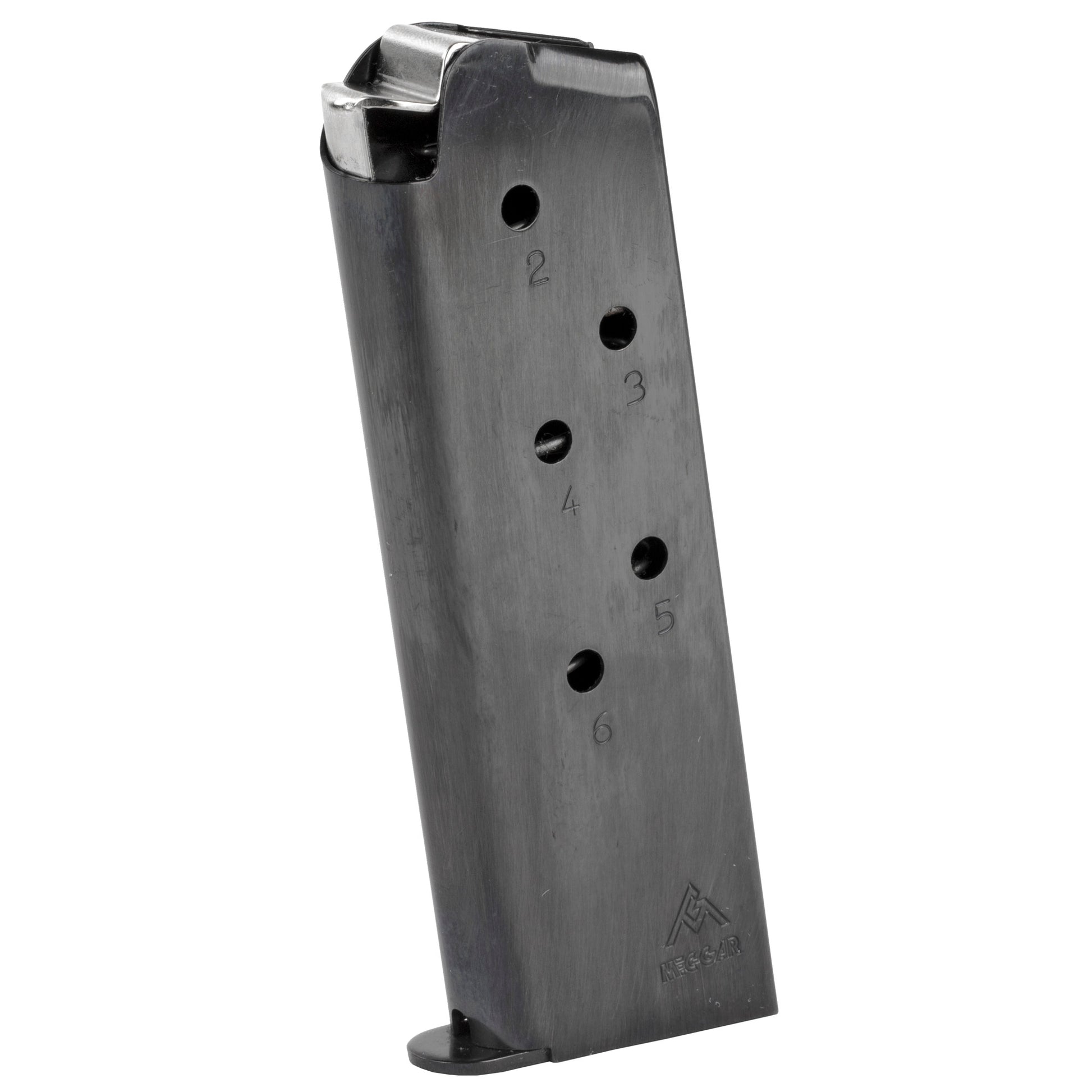 Mecgar Magazine 45ACP 6 Rounds Fits 1911 Officer Blued Finish MGCO4506B - California Shooting Supplies