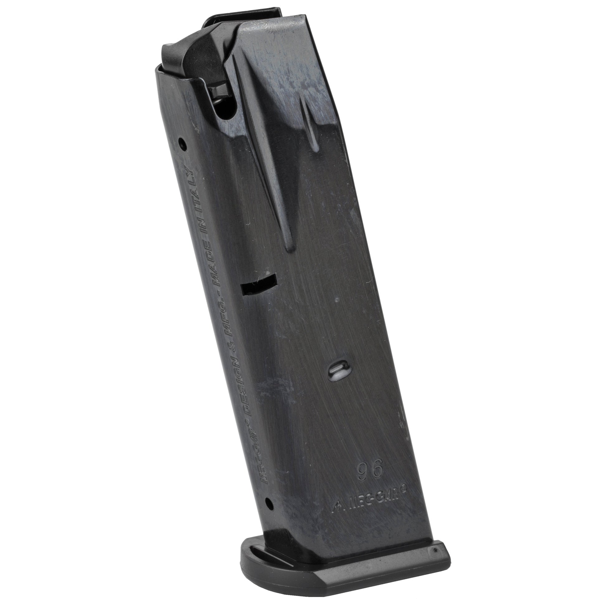 Mecgar Pistol Magazine 40S&W 10 Rounds Fits Beretta 96 Steel Blued MGPB9610B - California Shooting Supplies