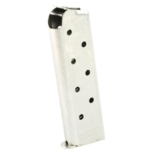 CMC Products Match Grade Magazine 45ACP 8 Rounds Fits 1911 Stainless M-MG-45FS8 - California Shooting Supplies