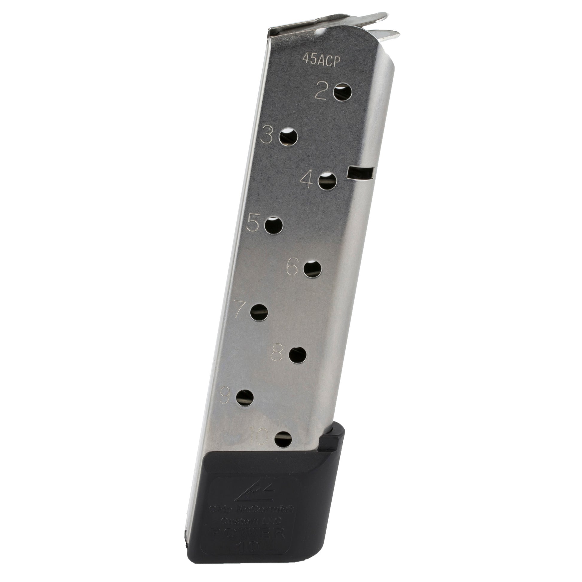 CMC Products Power Magazine 45ACP 10 Rounds Fits 1911 Stainless M-PM-45FS10 - California Shooting Supplies