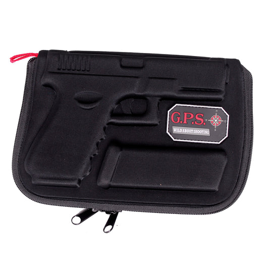 GPS Molded Pistol Case Black Soft For Glock GPS-907PC - California Shooting Supplies