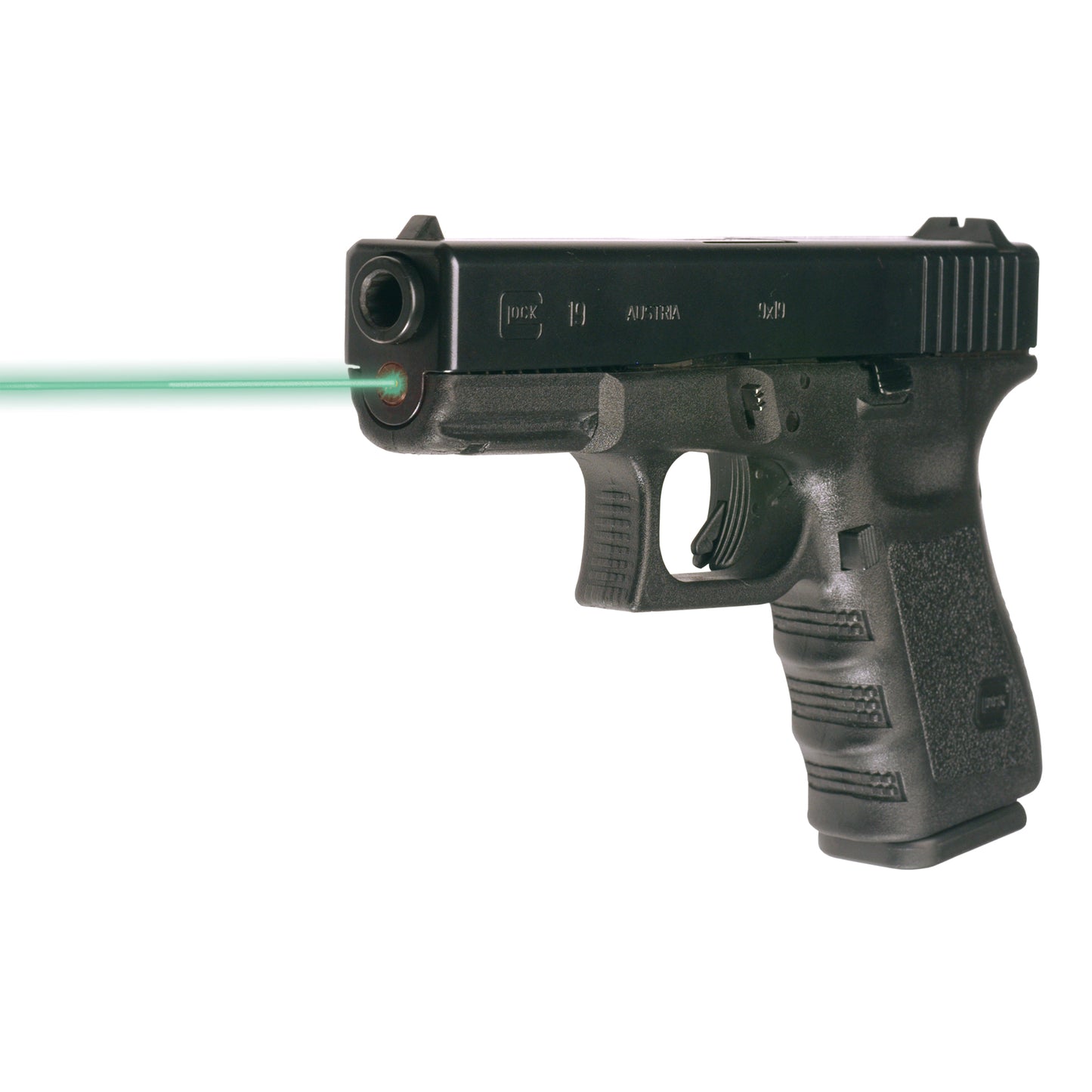 LaserMax Hi-Brite Green Guide Rod Laser Fits Glock 19/23/32 LMS-1131G - California Shooting Supplies