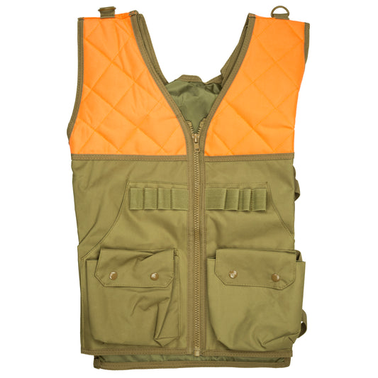 NCSTAR Hunting Vest Blaze Orange Shotshell Loops Large Game Pouchs CHV2942TO - California Shooting Supplies