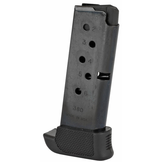 Ruger Magazine 380ACP 7 Rounds Fits Ruger LCP With Finger Rest Steel Blued 90405 - California Shooting Supplies