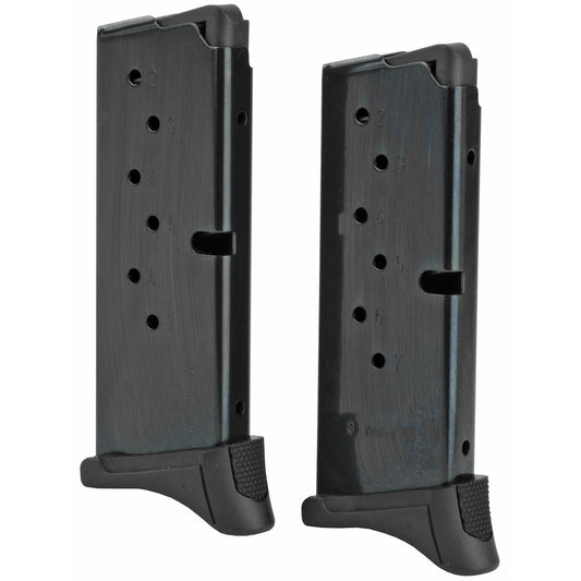 Ruger Magazine 9MM 7 Rounds Fits Ruger LC9/s/EC9s Finger Rest 2 Pack Steel 90642 - California Shooting Supplies