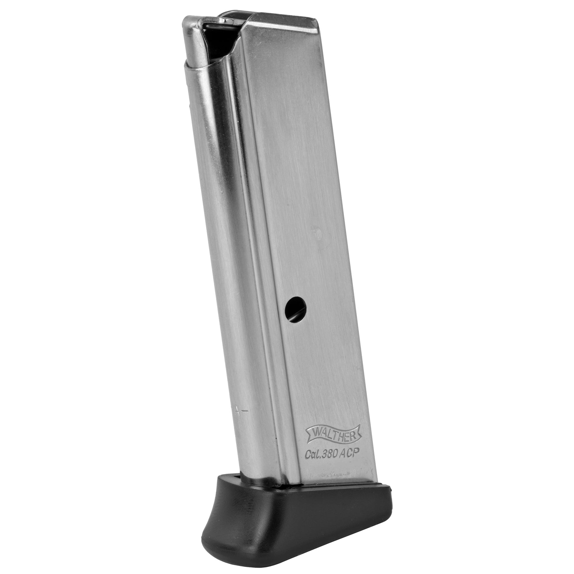 Walther Magazine 380ACP 7 Rounds Fits PP-PPK/S w Finger Rest Nickel 2246012 - California Shooting Supplies
