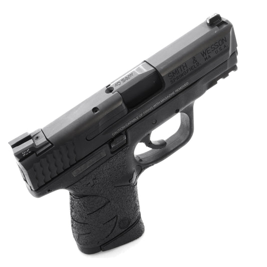 TALON Grips Inc Rubber Grip Adhesive Grip Fits S&W M&P Compact Black 704R - California Shooting Supplies
