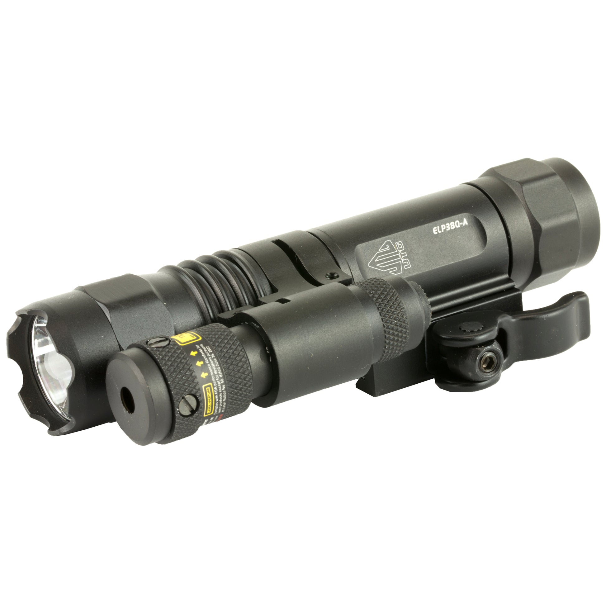 Leapers Inc UTG Accushot Weapon Flashlight LED Red Laser 400 Lumen LT-ELP38Q-A - California Shooting Supplies