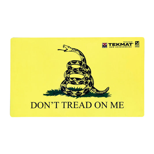 TekMat Door Mat Don't Tread on Me Yellow 25x42 TEK-42-TREAD - California Shooting Supplies