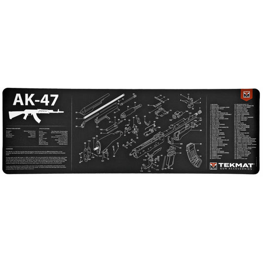 TekMat AK-47 Rifle Mat 12x36 With Microfiber TekTowel TEK-R36-AK47 - California Shooting Supplies