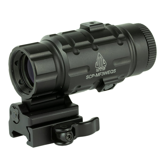 Leapers Inc UTG SWATFORCE Magnifier 3x Series 25mm QD Mount Black SCP-MF3WEQS - California Shooting Supplies