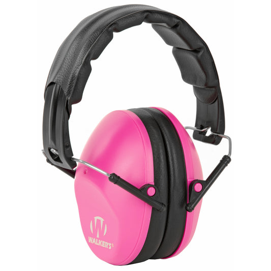 Walker's Passive Folding Earmuff Pink 1 Pair GWP-FPM1-PNK - California Shooting Supplies