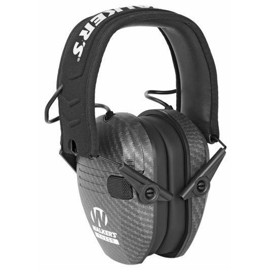 Walker's Razor Electronic Earmuff Carbon Fiber 1 Pair GWP-RSEM-CARB - California Shooting Supplies