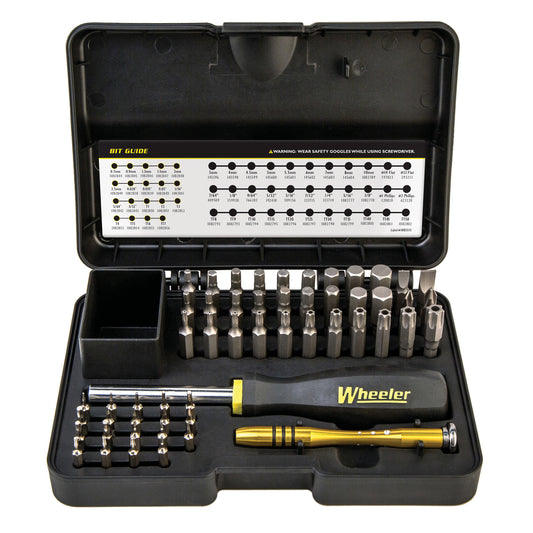 Wheeler Screwdriver Set Tool 55pc Set Matric SAE Torx Hard Case Included 1081958 - California Shooting Supplies
