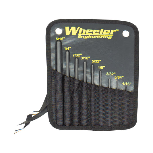 Wheeler Roll Pin Punch Set Tool 9 piece set 204513 - California Shooting Supplies