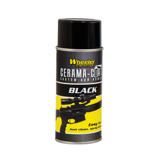 Wheeler Cerama-Coat Firearm Finish Restoration 4oz Aerosol Black 468993 - California Shooting Supplies