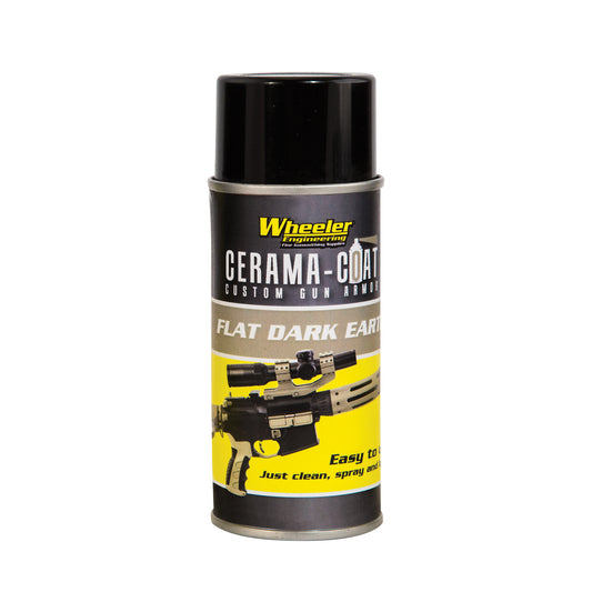 Wheeler Cerama-Coat Firearm Finish Restoration 4oz Aerosol FDE 492304 - California Shooting Supplies