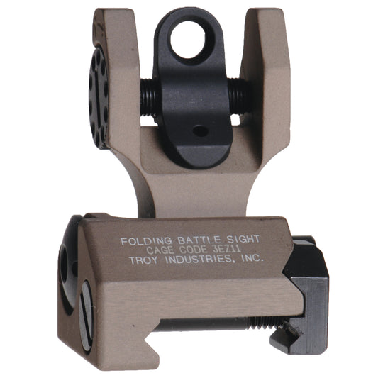 Troy BattleSight Folding Rear Sight FDE SSIG-FBS-R0FT-00 - California Shooting Supplies