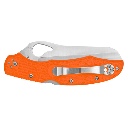 Spyderco Byrd Cara2 Rescue 3.8" Folding Knife Lightweight Orange BY17SOR2 - California Shooting Supplies