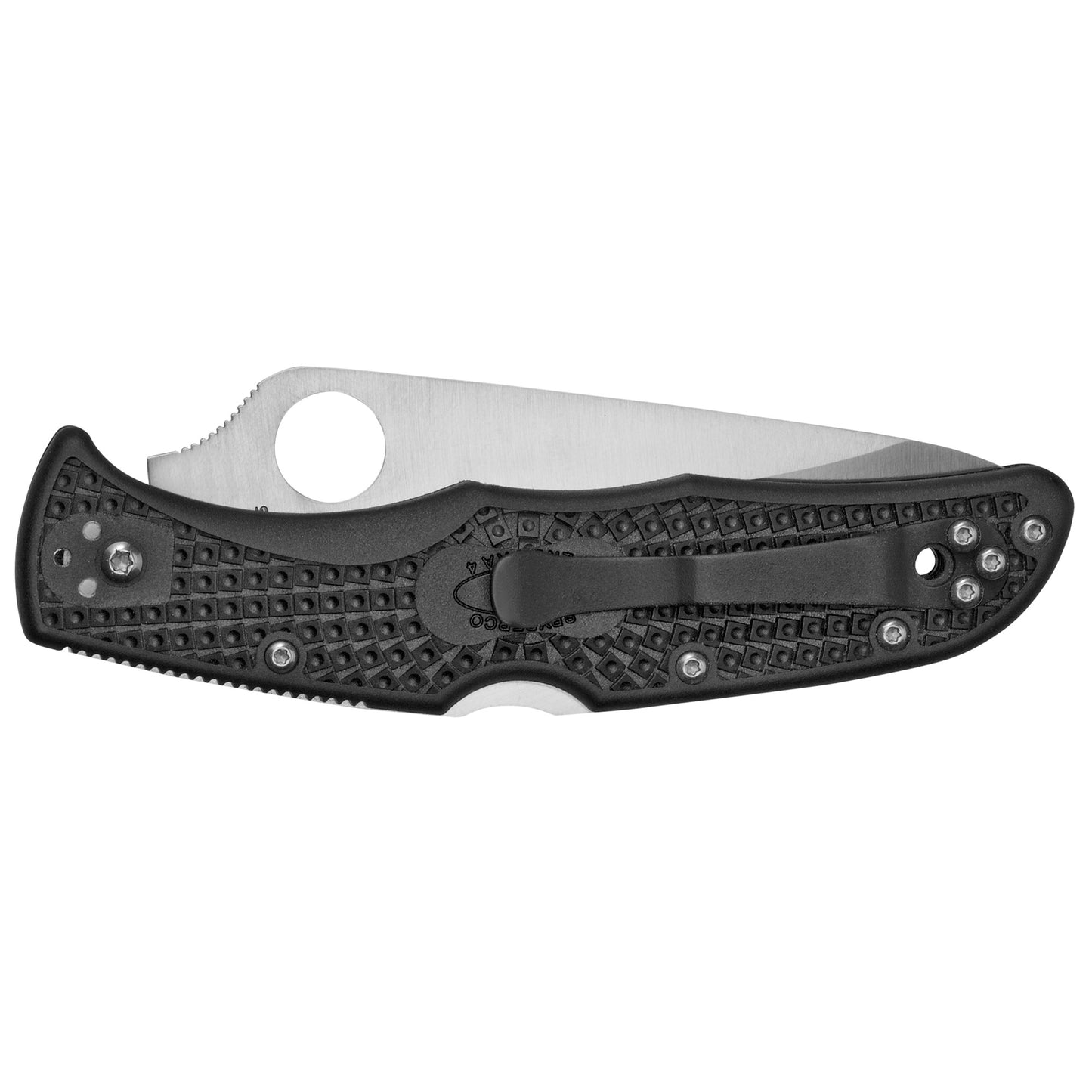 Spyderco Endura 4 Lightweight 3.9" Folding Knife Partially Serrated C10PSBK - California Shooting Supplies