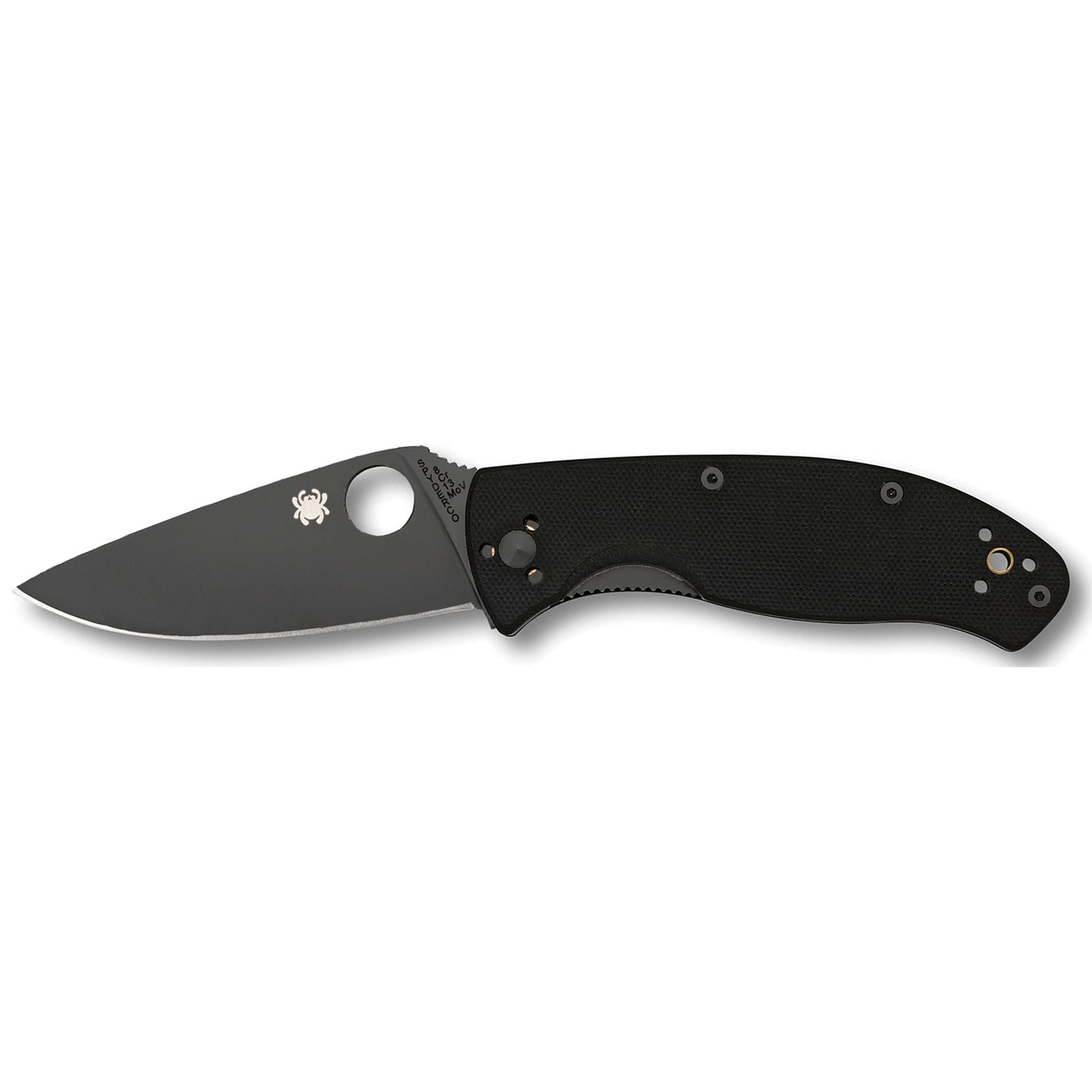 Spyderco Tenacious 3" Folding Knife Plain Edge VG10/Black G10 Handle C122GBBKP - California Shooting Supplies