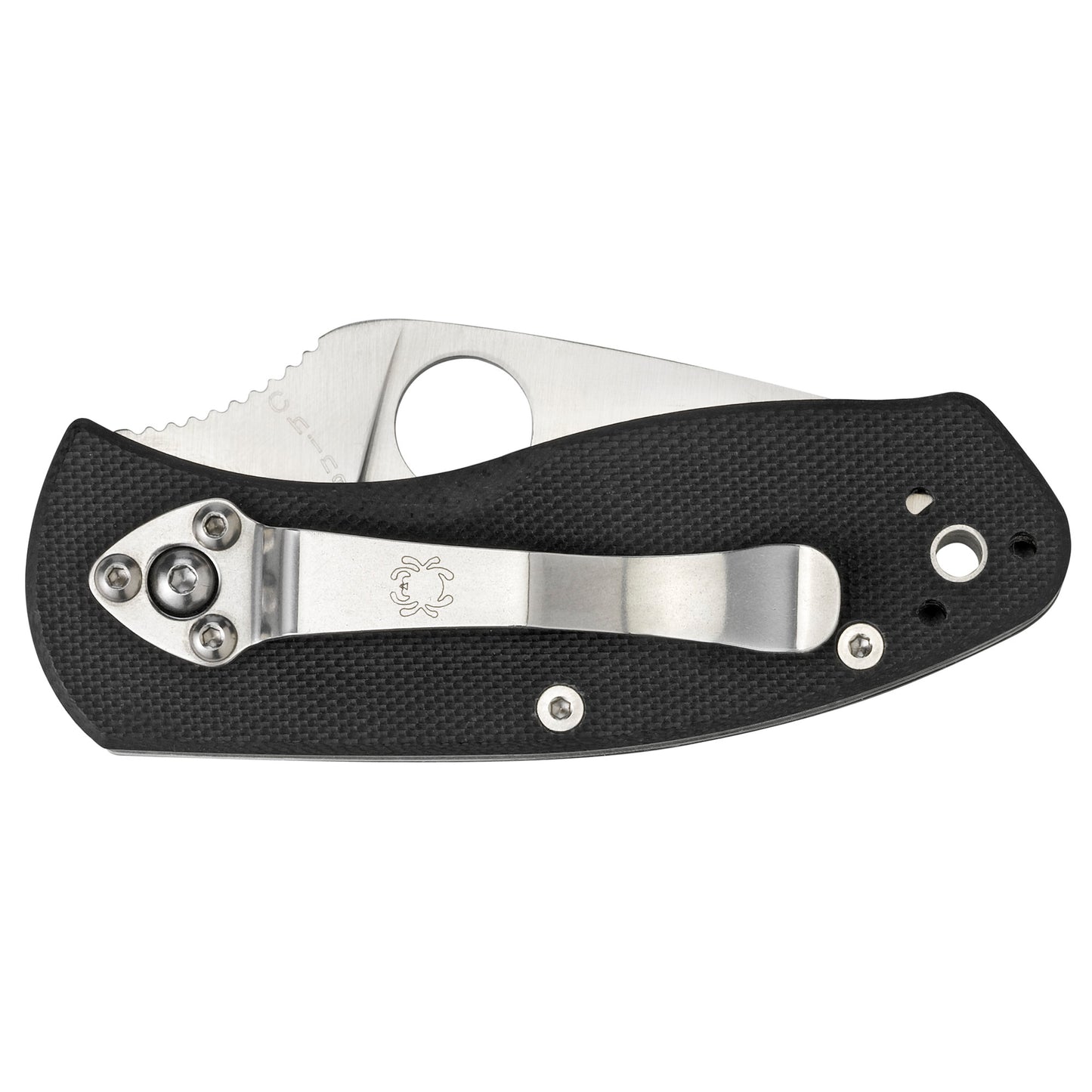 Spyderco Ambitious 2.3" Folding Knife Drop Point Plain Edge C148GP - California Shooting Supplies