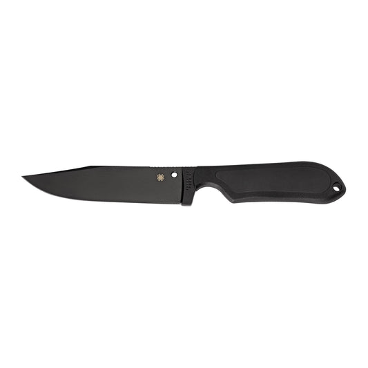 Spyderco Street Bowie 5" Fixed Blade Knife Plain Edge FB04PBB - California Shooting Supplies