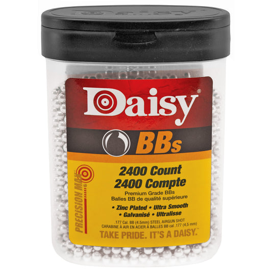 Daisy zinc-plated steel .177 BBs Bottle 2400 Per Bottle 4.5 MM 980024-446 - California Shooting Supplies